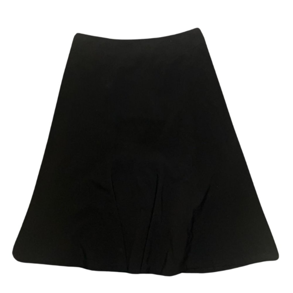 PANIZ Skirt, Black, Size 8, Used-Great Condition,Rayon,Nylon,Spandex,USA Vintage